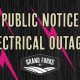 Public Notice Electrical Outages